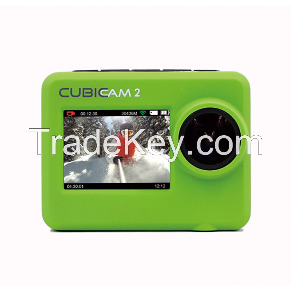 1080P 14MP HD Action Camera, Built-in Wi-Fi, 50 Meters Waterproof