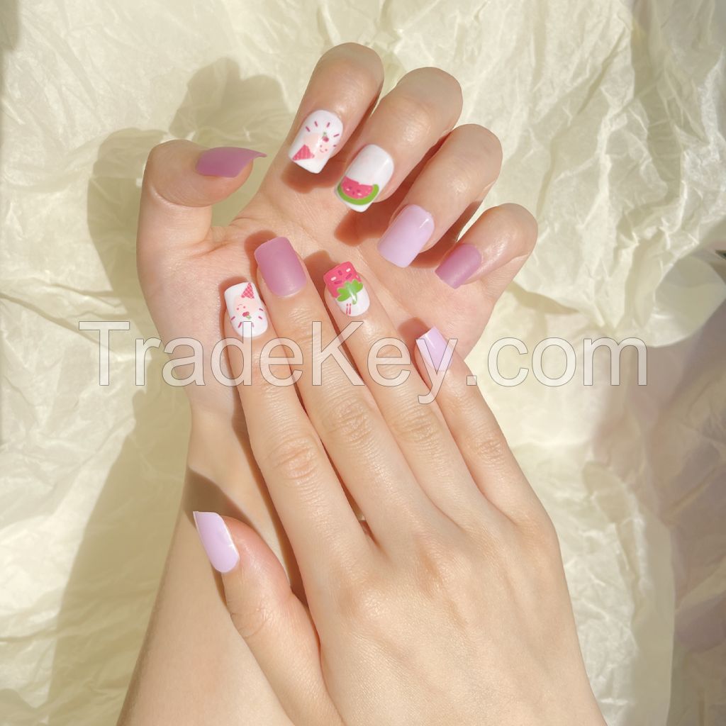 Ins Style Short Square Nail