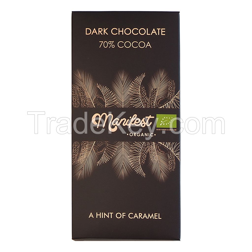 ORGANIC 70% DARK CHOCOLATE MANIFEST