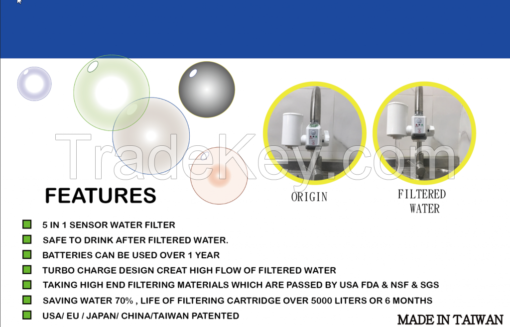 TAIWAN Sensor Water Filter