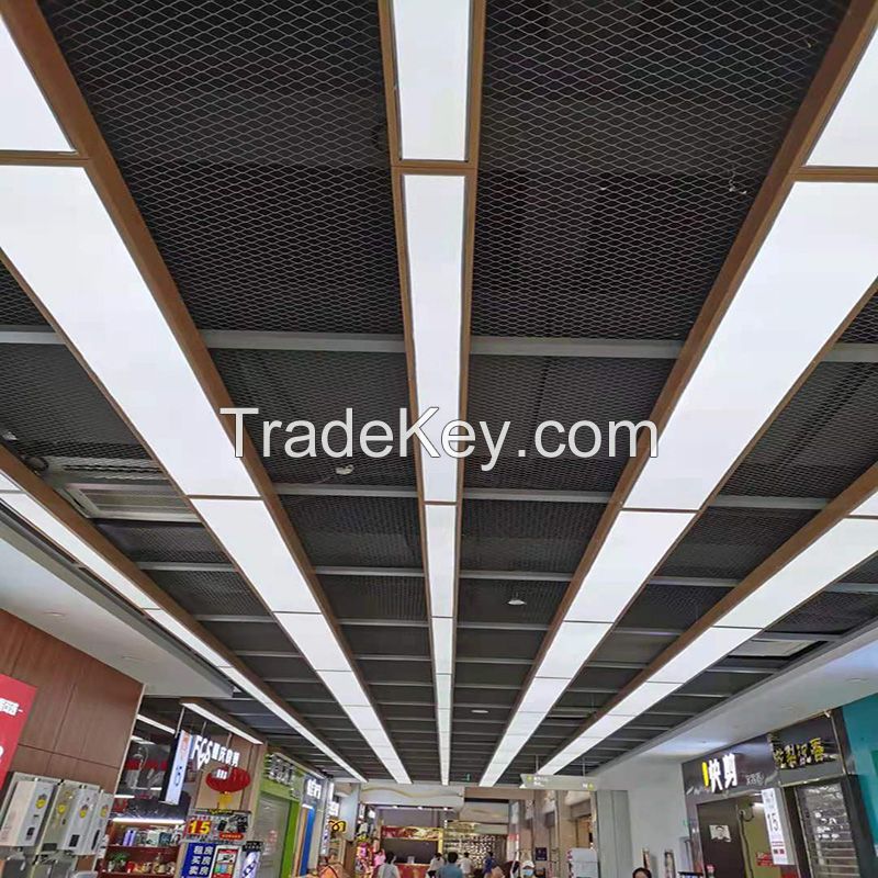 Aluminum Expanded Metal Mesh Facade Cladding Diamond Hole Expanded Metal Mesh Supplier