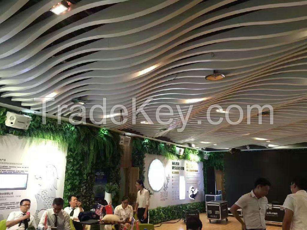 Aluminum Wave Panel Metal Wave Baffle Ceiling