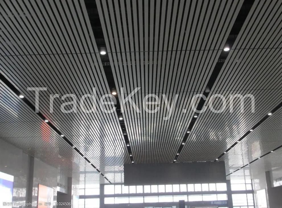Aluminum U-Strip Ceiling Linear Decoration Ceiling Panel in Different Color