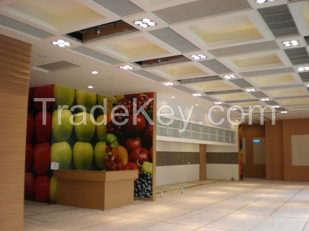 HVAC Metal Ceiling Diffuser Air Vent Aluminum Square Air Diffuser