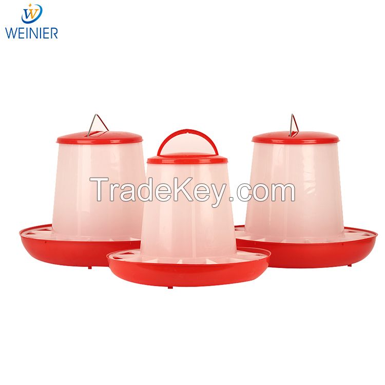 Outdoor chicken feeder Hanging Poultry Plastic Containers