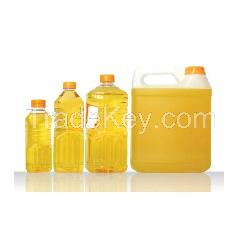 Refined rapeseed oil in bulk packaging for large-scale production
