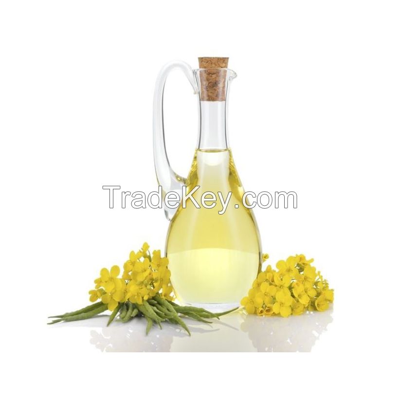 Refined rapeseed oil in bulk packaging for large-scale production