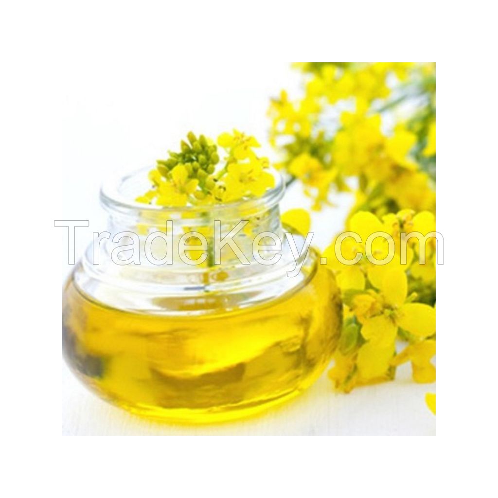 Refined rapeseed oil in bulk packaging for large-scale production