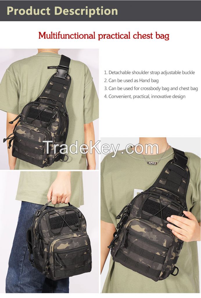 YAKEDA Fashion Sport Shoulder Sling Tactical Crossbody Chest Bag  
