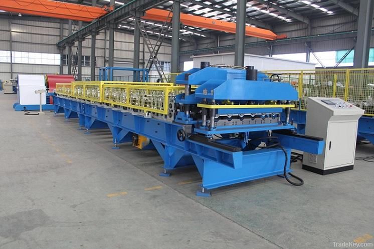 stepped tile forming machine