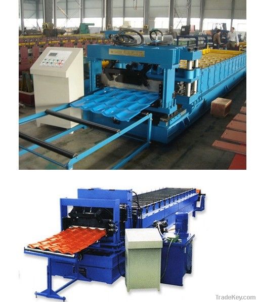 stepped tile forming machine