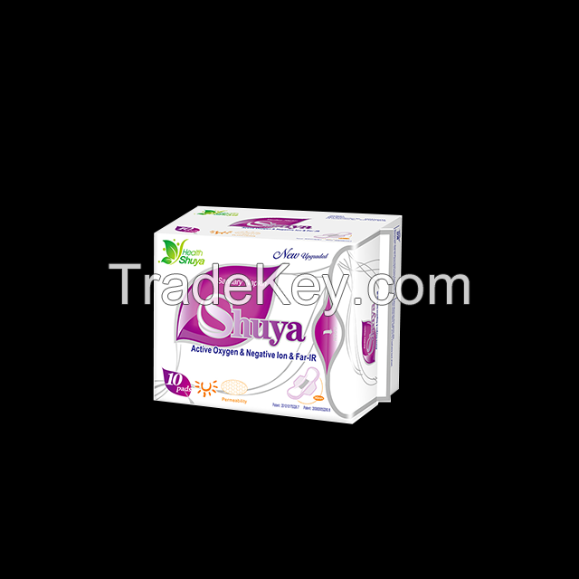 OEM Private Label Anion Cotton Non-woven Sanitary Napkin