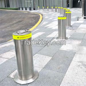 UPARK Heavy Duty Manual Secured Bollard with Reflective Tape Car Parking Removable Bollards