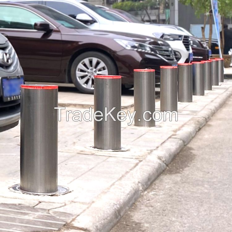 UPARK Anti Prevent Violent Collisions Lifting Bollard with Integral Remote Control Parking Barrier Secured Post