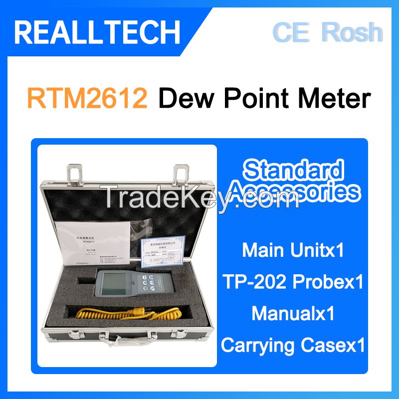 RTM-2612 High Accuracy Dew Point Meter with K-type Thermometer