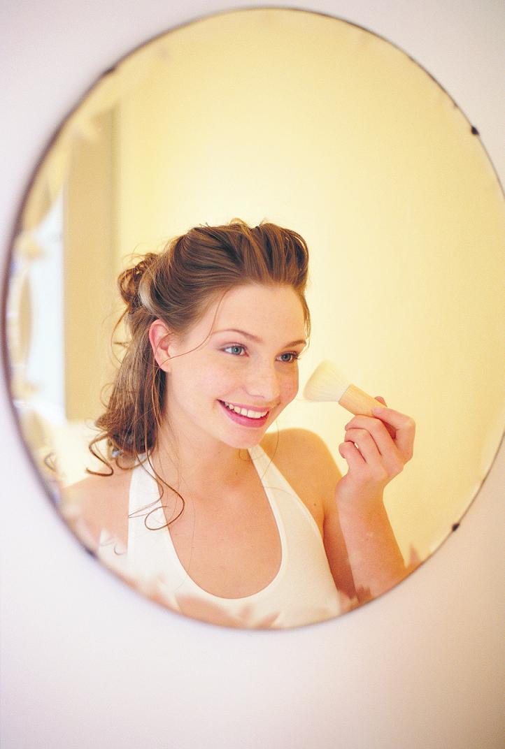 hotel bathroom mirror