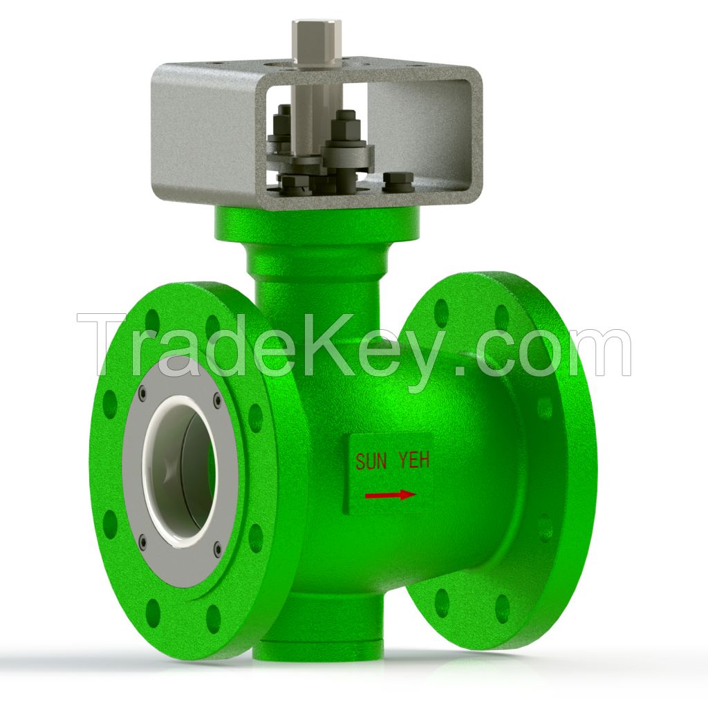 C-type ceramic ball valve