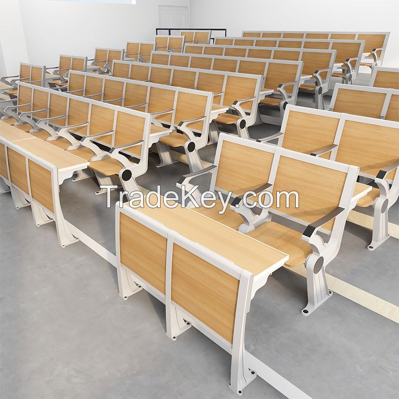 Front, middle and back rows of aluminum alloy ladder desks, contact customer service for customization