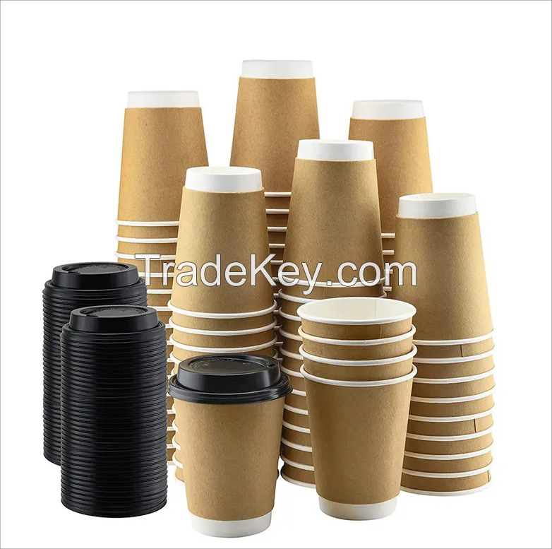 Disposable Kraft Paper Beverage Cup