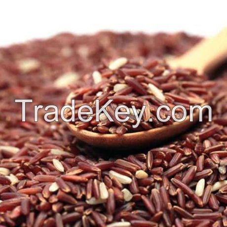 Brown Rice Red Rice Best Selling High Benefits Using For Food HALAL BRCGS HACCP ISO 22000 Certificate Vacuum Customized Packing