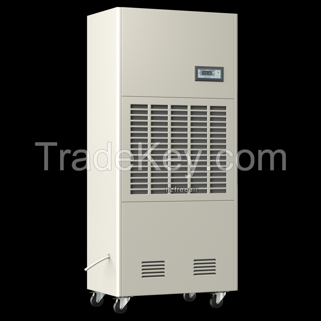 High Capacity Industrial Vertical Dehumidifier with Smart Timer and Auto Defrost for Pharmaceutical Plants