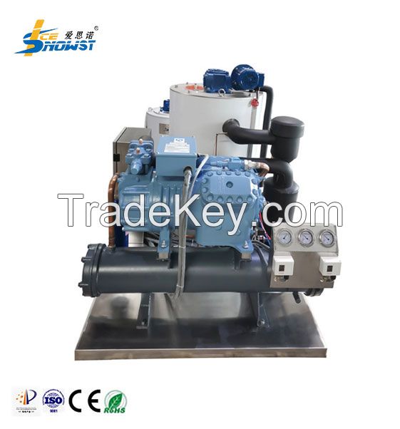 Industrial Seawater Flake Ice Machine 3 Ton 380V