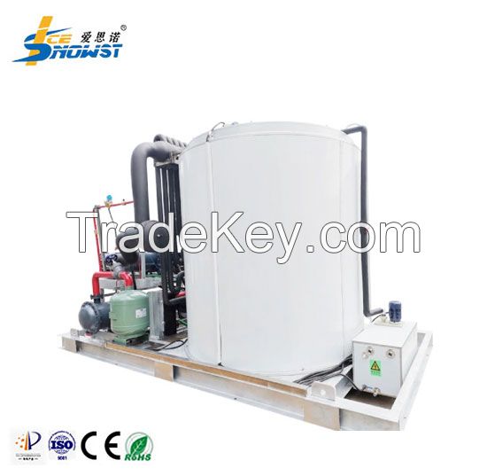 Automatic 40ton Seawater Industrial Flake Ice Machine For Food Preservation