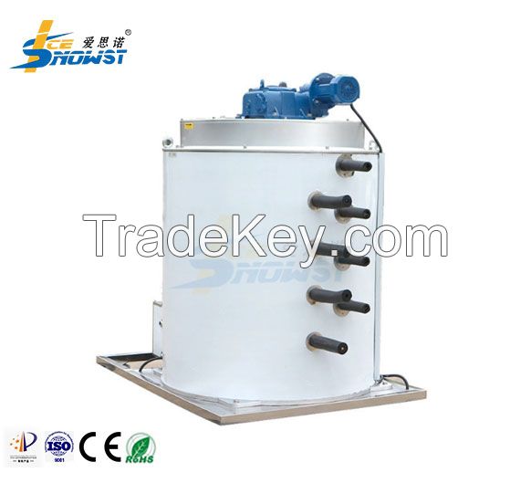 SUS304 Fishing Flake Ice Machine Evaporator Ice Maker Evaporator Drum 10 Ton