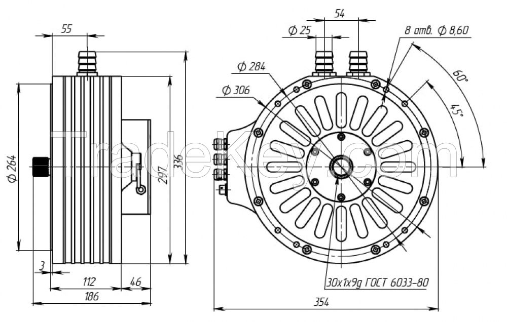 Electric motor RUBRUKS HVM-PM1-18