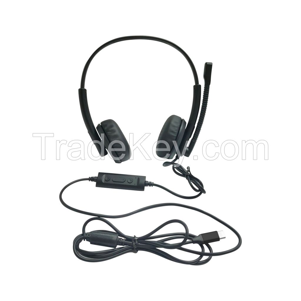 Wired Telephone Call Center Headsets - C105