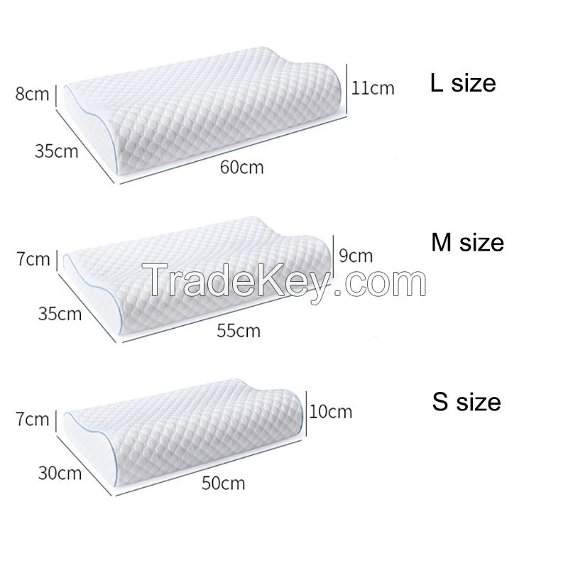 Popular Cervical Pain Rest Orthopedic Memory Foam Contour Gel Cool Comfort Adjustable Pillow