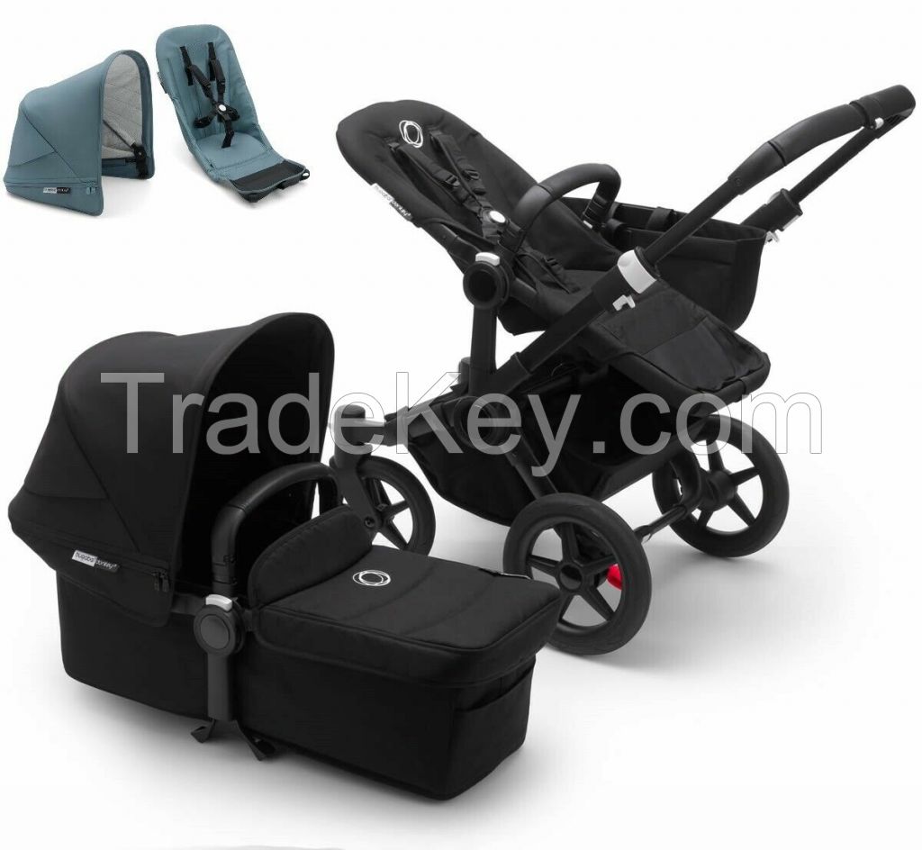 BUGABOO DONKEY DUO TWIN STROLLER.