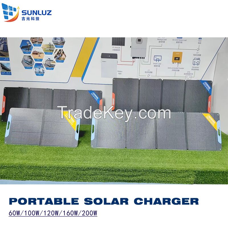 Folding solar charger, 60W 20V