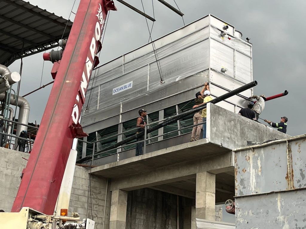 Cold Store Evaporating Condenser from 300kw to 2200kw