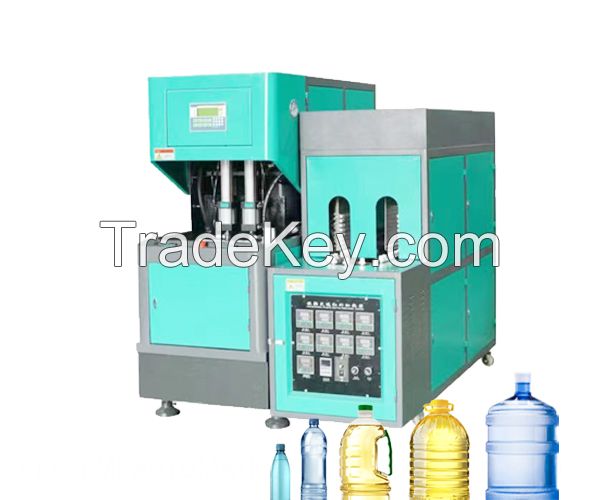 Semi-Automatic PET Stretch Blow Molding Machine