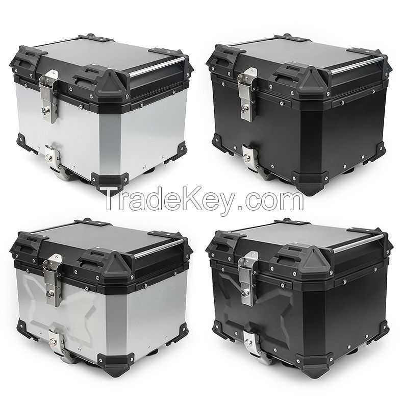 High Quality 45/55/65L Motorcycle Waterproofing Aluminium Tail Box