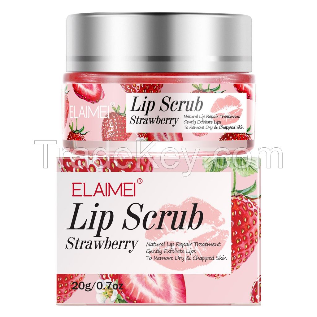 Exfoliating Lipscrub, Lip Scrubs Exfoliator &amp; Moisturizer for Dark Lips To Remove Dead Skin and Reduce Fine Lines and Wrinkles