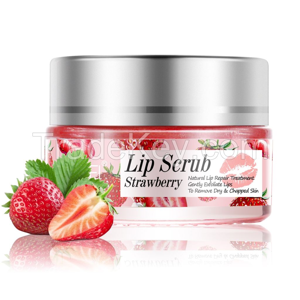 Exfoliating Lipscrub, Lip Scrubs Exfoliator &amp; Moisturizer for Dark Lips To Remove Dead Skin and Reduce Fine Lines and Wrinkles