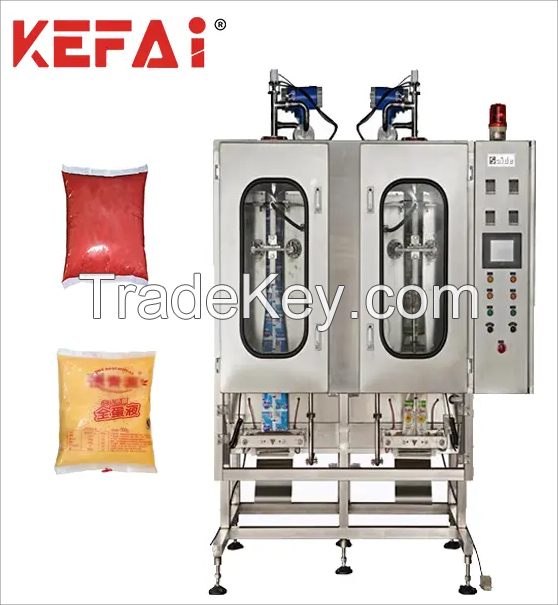 KEFAI High Speed  Hot Automatic Big Bag Sauce Packing Machine  Paste Packing Machine