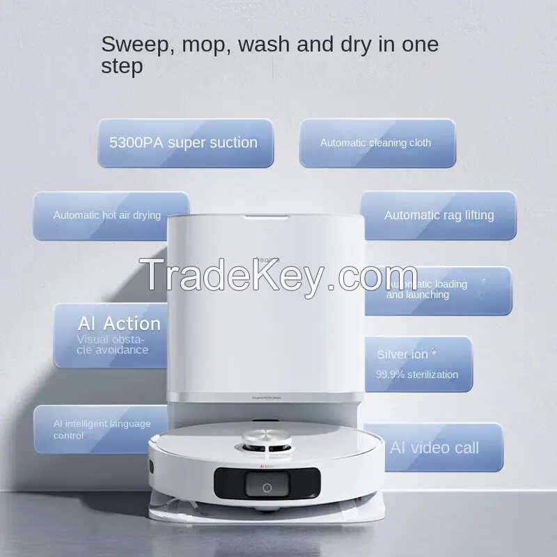 smart automatic sweeping robot washing and mopping all-in-one machine