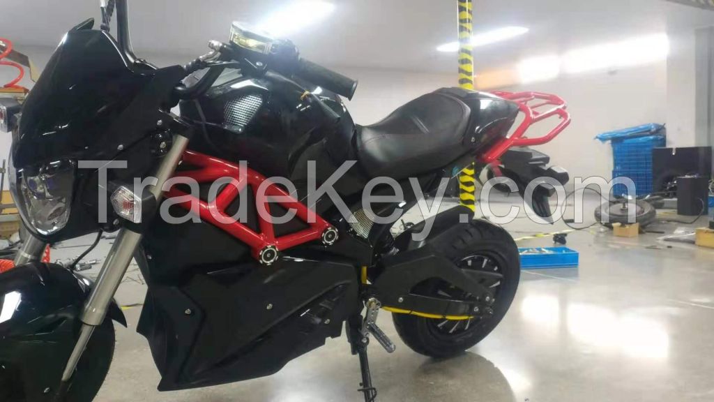 2022 Factory Direct Motocicleta Electrica 72V 4000w Sport Racing Electric Motorcycle