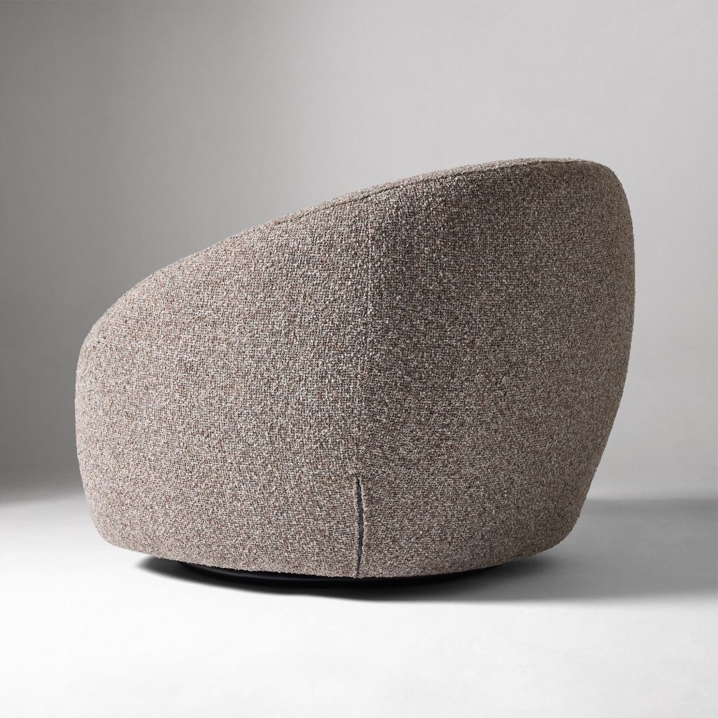 Yimi Fabric Cozy Swivel Chair