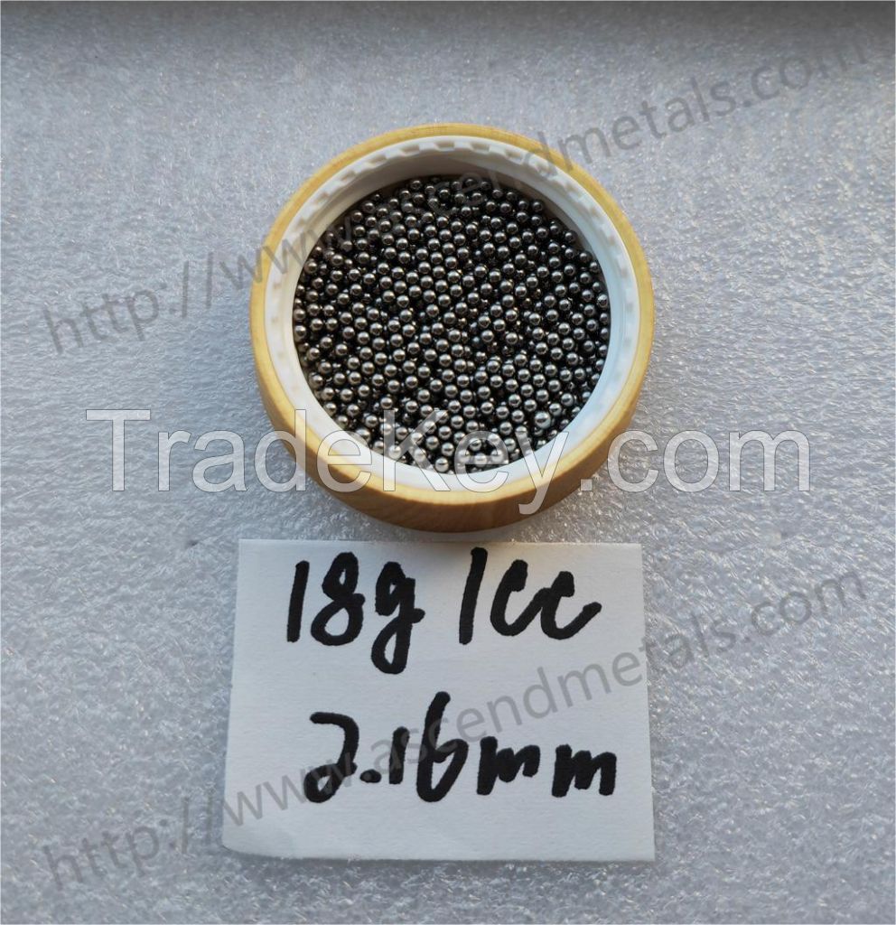 Yiwu Jiaqi 18.3g/cc #8  1/2  2.16mm tungsten super shot ball