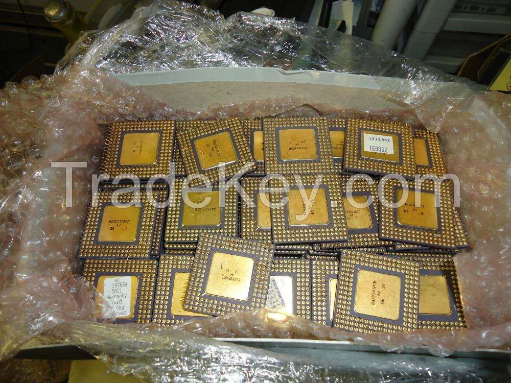 Intel 486 and 386 CPU Ceramic processors Scrap - CPU Ceramic Processor Scrap For Gold Recovery