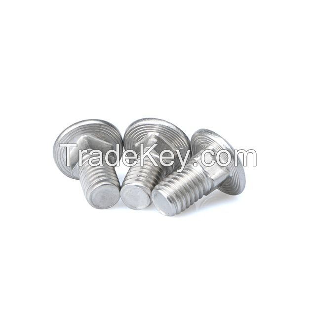 SS316 A4-70 DIN603 Round Head Square Neck Bolts