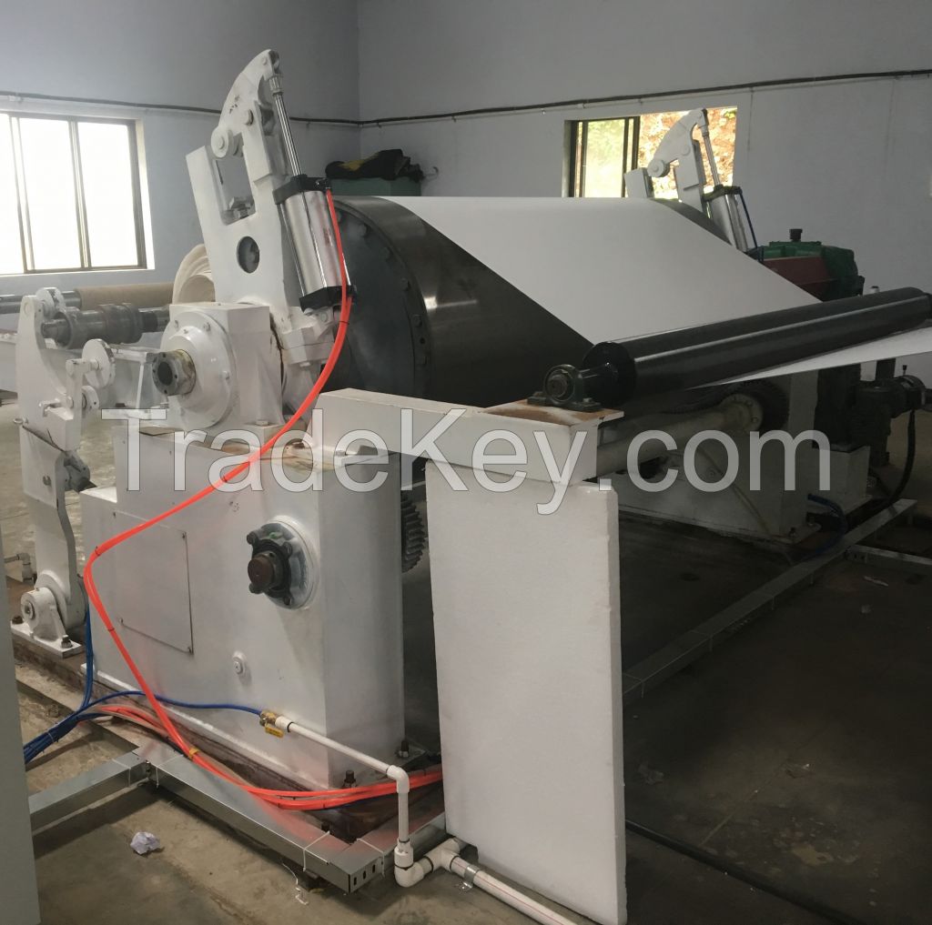 1900-100 Wholesale dye sublimation heat transfer paper making coating machine hand-rewinder and unwinder