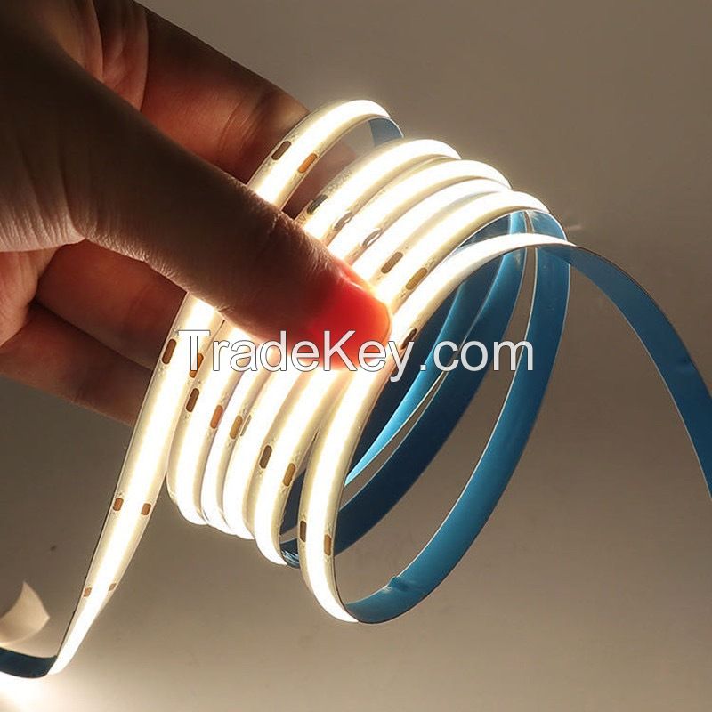 COB light strip LED line light strip with two-color 12V24V low voltage led strip light strip bright no dark area light strip