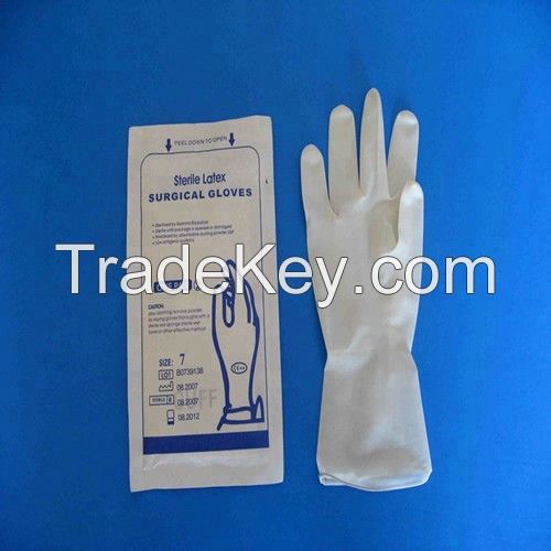 Disposable Sterile Surgical Latex Gloves