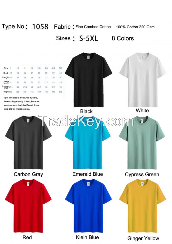 100% Cotton T-shirts