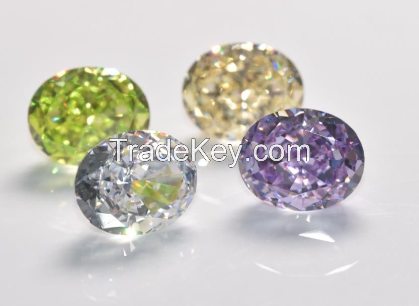 Factory Wholesale Loose Gemstones 5A CZ Ice Cut Zircon Stone Cubic Zirconia